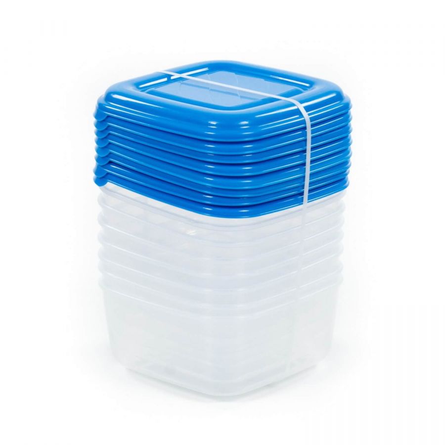 Ёмкость №37 квадратная с крышкой, 1,5 литра (v2)