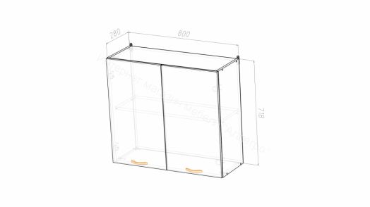 Кухонный гарнитур Альба прайм 400 1100х2000 мм