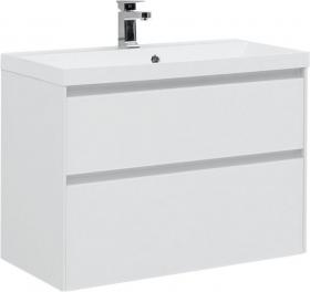 Тумба под раковину Aquanet Гласс 90 белый 00196960