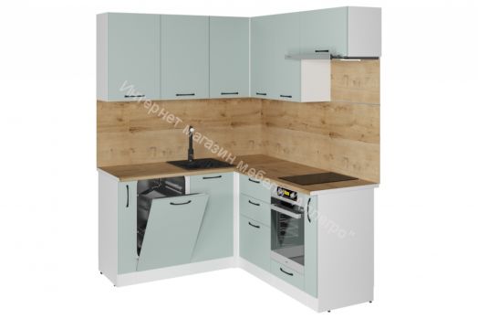Кухонный гарнитур Лиора мега прайм 2 1600х1700 мм (ПМ+СДШ)