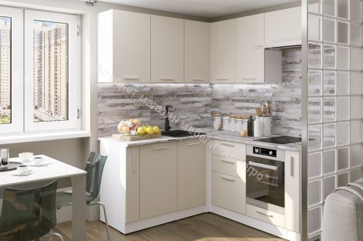 Кухонный гарнитур Дюна мега прайм 2 1600х1700 мм (ПМ+СДШ)