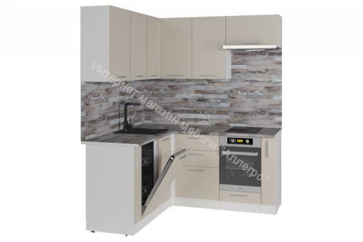 Кухонный гарнитур Дюна мега прайм 2 1600х1700 мм (ПМ+СДШ)