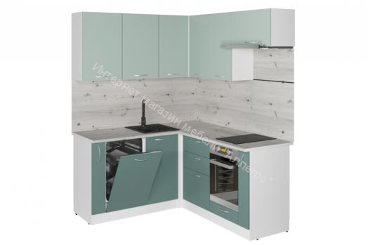 Кухонный гарнитур Асая мега прайм 2 1600х1700 мм (ПМ+СДШ)