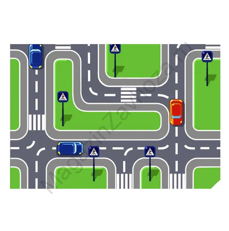 ИГРОВОЕ ПОЛЕ ДЛЯ МНОГОФУНКЦИОНАЛЬНОГО СТОЛА ГОРОД -2 930Х600ММ