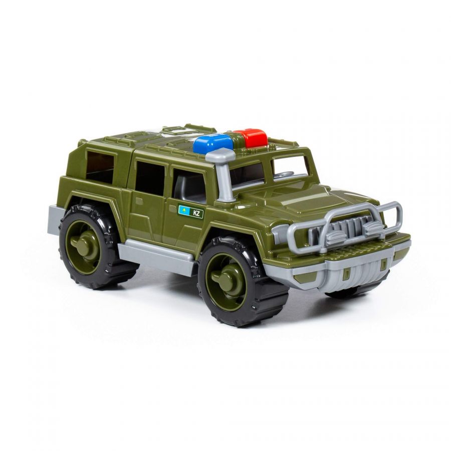 Автомобиль-джип военный патрульный "Защитник" (KZ) (в коробке)