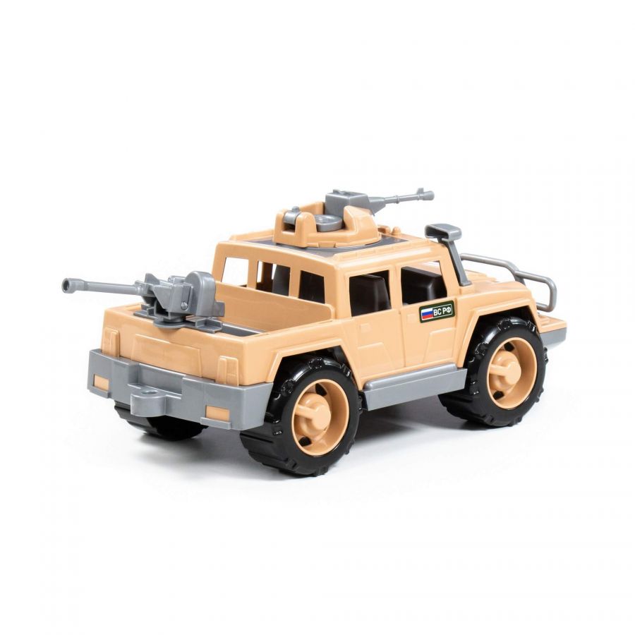 Автомобиль-пикап военный "Защитник-Сафари" с 2-мя пулемётами (в коробке)