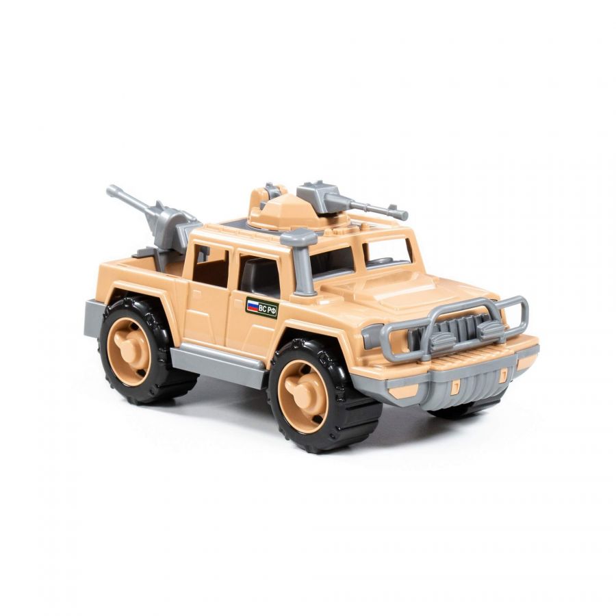 Автомобиль-пикап военный "Защитник-Сафари" с 2-мя пулемётами (в коробке)