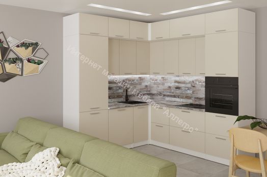 Кухонный гарнитур Дюна гранд прайм 2200х2500 мм