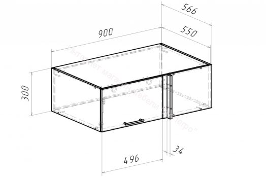 Кухонный гарнитур Дюна гранд прайм 2200х2500 мм