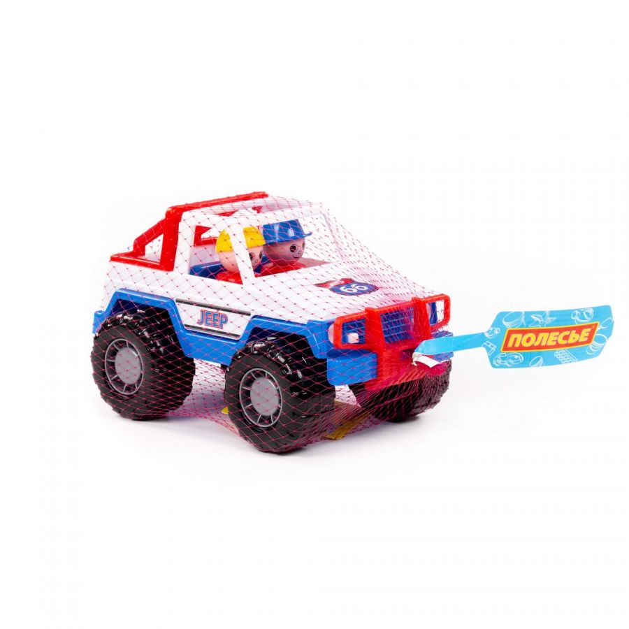 Автомобиль-джип "Сафари" (бело-синий)