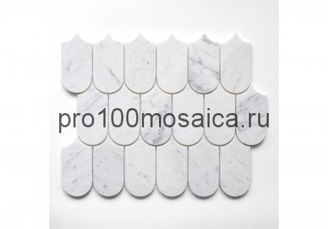 ASTI WHITE Мраморная мозаика,  размер, мм: 315*260*8 (ORRO Mosaic)