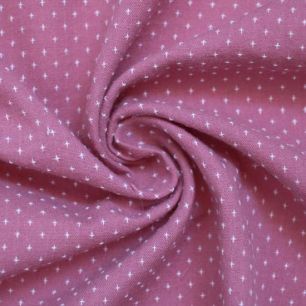 Хлопок фактурный Крестики на ЦВЕТ8 50х47