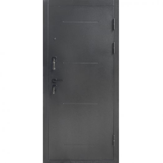 Дверь Входная Дверной континент Монблан Эмалит серый