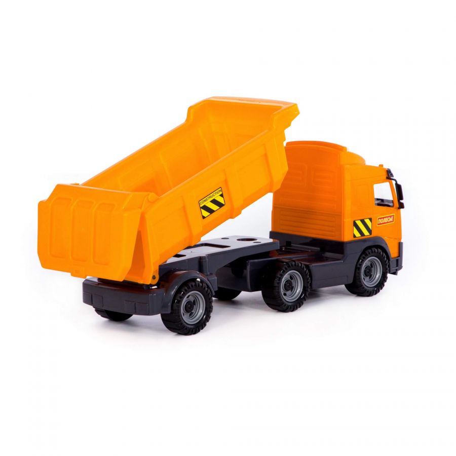 Автомобиль-самосвал с полуприцепом (в лотке)