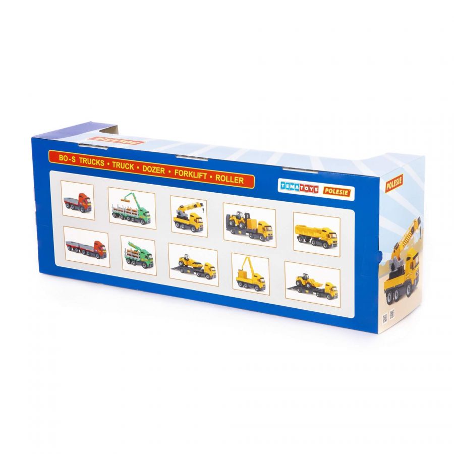 Автомобиль бортовой тентовый с прицепом (в коробке)