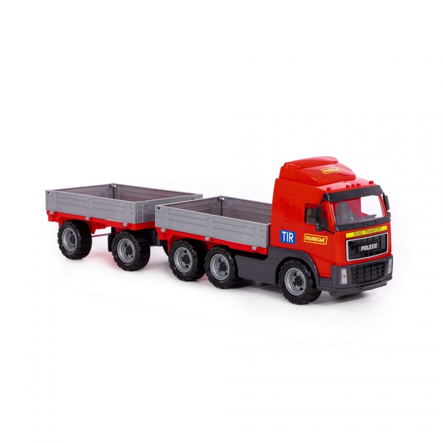 Автомобиль бортовой с прицепом (в лотке)