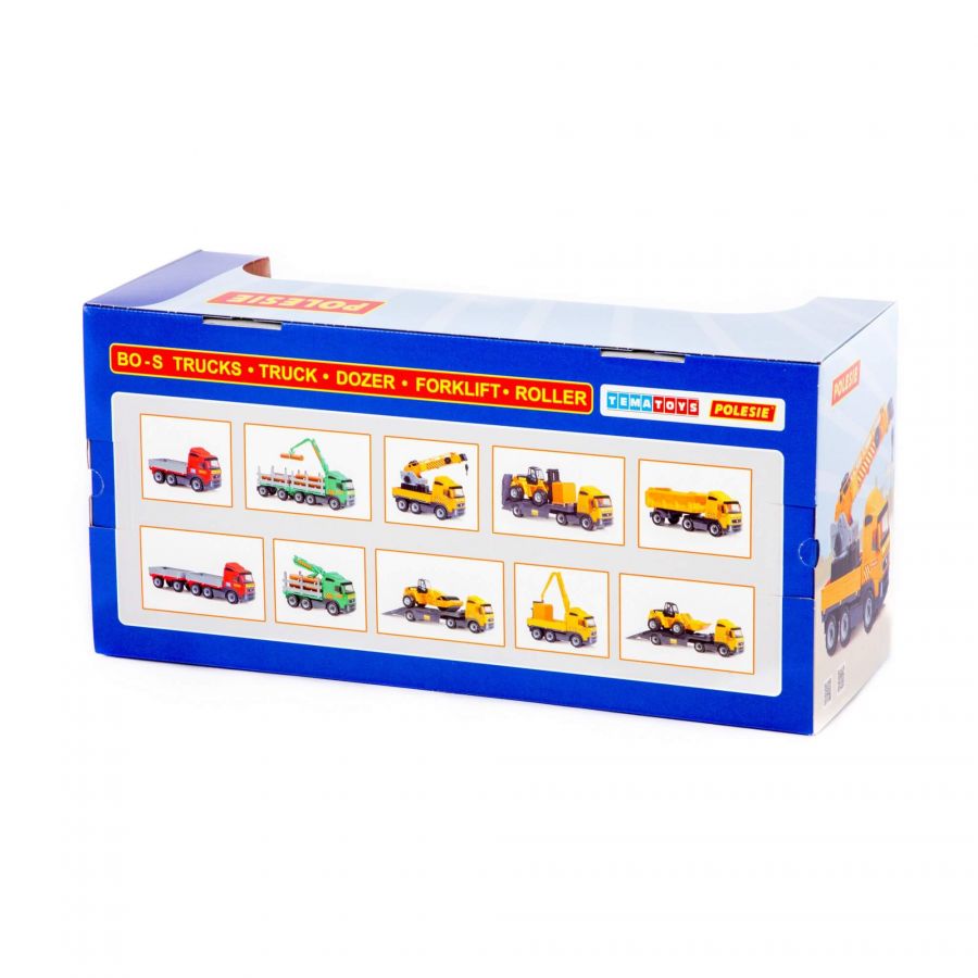 Автомобиль-самосвал с полуприцепом (в коробке)