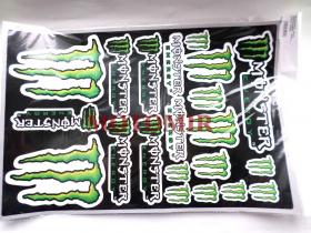 Наклейки "MONSTER ENERGY" (30*45см, силикон) (5989B)