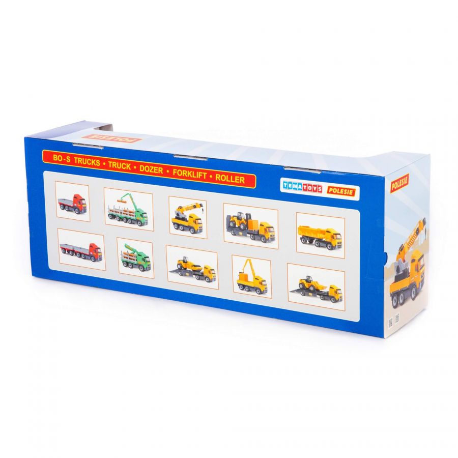 Автомобиль-трейлер + трактор-погрузчик (в коробке)