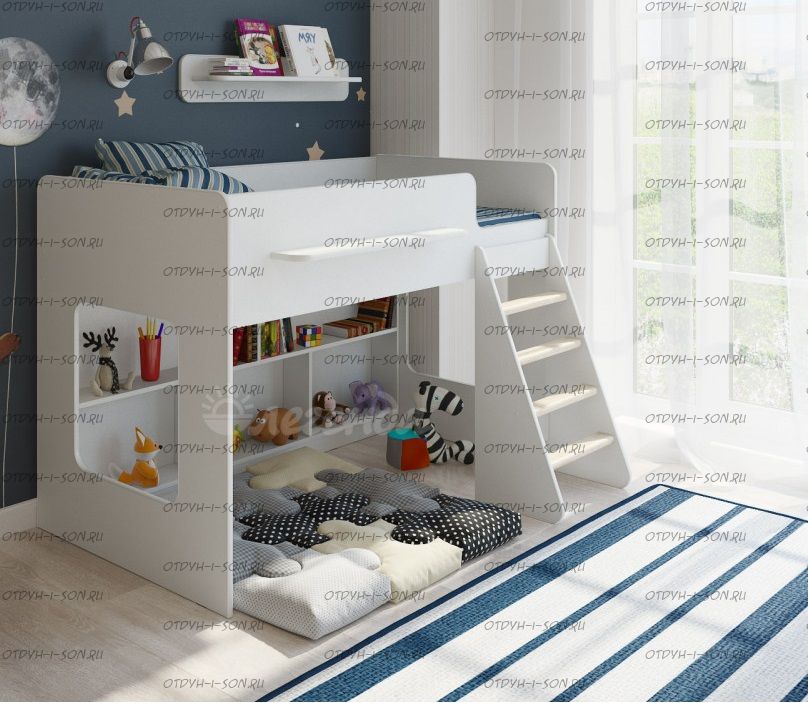 Кровать-чердак Легенда-ЛК22.1, большой выбор цветов