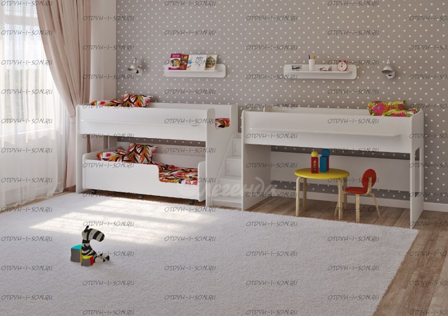 Кровать Легенда-23.5 для троих детей