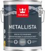Краска по Ржавчине Tikkurila Metallista, , Серебристая,Молотковая 2.3л для Внутренних и Наружных Работ / Тиккурила Металлиста Молотковая.