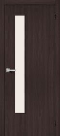 Межкомнатная Дверь с Экошпоном Bravo Браво-9 Wenge Melinga / Magic Fog 600x2000, 700x2000, 800x2000, 900x2000мм  (полотно) / Браво.