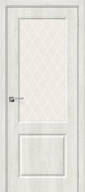Межкомнатная Дверь Винил Bravo Скинни-13 Casablanca / White Сrystal  700x2000, 800x2000, 900x2000мм  (полотно) / Браво.