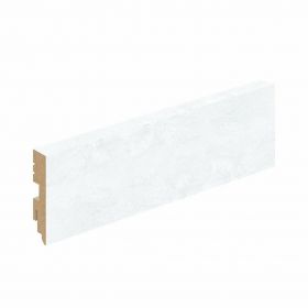 Плинтус с Экошпоном Bravo Плинтус Тип-0 Snow Art 16x70x2050мм / Браво.