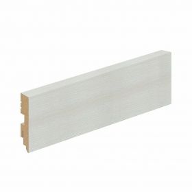 Плинтус с Экошпоном Bravo Плинтус Тип-0 Bianco Veralinga 16x70x2050мм / Браво.*