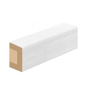 Деко Рейка с Экошпоном Bravo Рейка Декоративная Snow Melinga 30x16x2750мм / Браво.