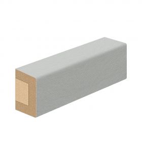 Деко Рейка с Экошпоном Bravo Рейка Декоративная Grey Wood 30x16x2750мм / Браво.