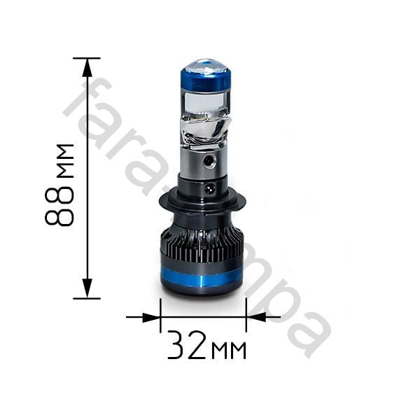 Светодиодные лампы с линзами в фары цоколь H7