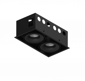 Двойной Корпус Светильника SWG PRO COMBO-CRD2-BL Черный / СВГ 006674.