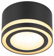 ЭРА св-к накл. спот OL51 BK GX53 max15W IP20 черный 83х50