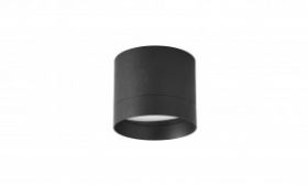 Wolta св-к накл. спот GX53 max20W цилиндр черный D82x70