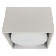 Feron св-к накл. спот под лампу GX53 HL360 белый квадрат 85x85x55