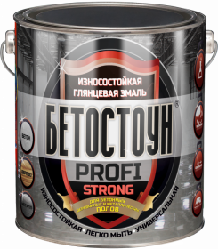 Бетостоун PROFI «STRONG» Красковия 2.5кг Эмаль для Бетонных, Деревянных и Металлических Полов Серая / Красковия.