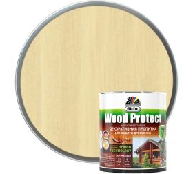 Пропитка Dufa Wood Protect 2.5л Бесцветная, для  Защиты Древесины с Воском / Дюфа Вуд Протект.