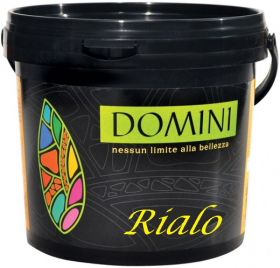 Декоративное Покрытие Domini Rialo Grande Argento 5л с Эффектом Песка / Домини.