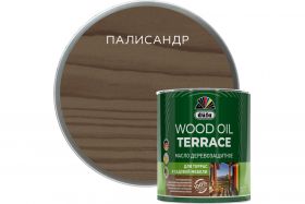 Масло Деревозащитное Dufa Wood Oil Terrace 9л Палисандр, Полуматовое для Террас и Садовой Мебели/ Дюфа.