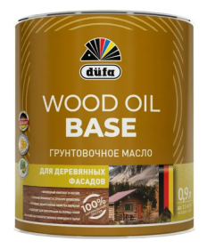 Масло Грунтовочное 9л Dufa Wood Oil Base Бесцветное, Полуматовое / Дюфа.