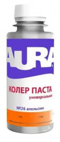 Колер Паста Aura 0.1л Апельсин №26,Универсальная.