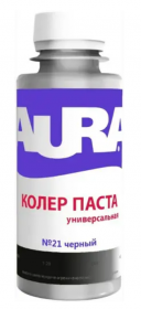 Колер Паста Aura 0.1л Черный №21,Универсальная.