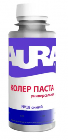 Колер Паста Aura 0.1л Синий №18,Универсальная.