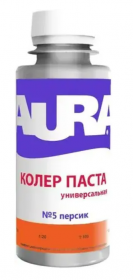 Колер Паста Aura 0.1л Персик №5,Универсальная.