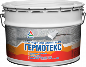 Герметик Полиуретановый 2-х комп. Краско Гермотекс 13кг для Деформационных Швов Бетонных Полов, Серый / НПО Краско.