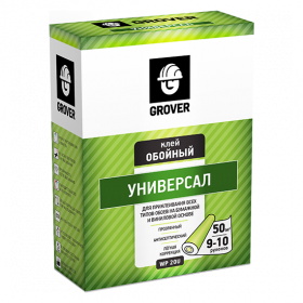 Клей Обойный Grover WP 20U 200г Прозрачный, Универсальный  / Гровер.