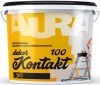 Грунт Адгезионный Aura Dekor Kontakt 100 3.5кг Белый под Структурные, Фактурные, Декоративные Штукатурки / Аура.