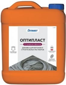 Суперпластификатор С-3 Оптимист Оптипласт С409 5л для Бетонов и Строительных Растворов.